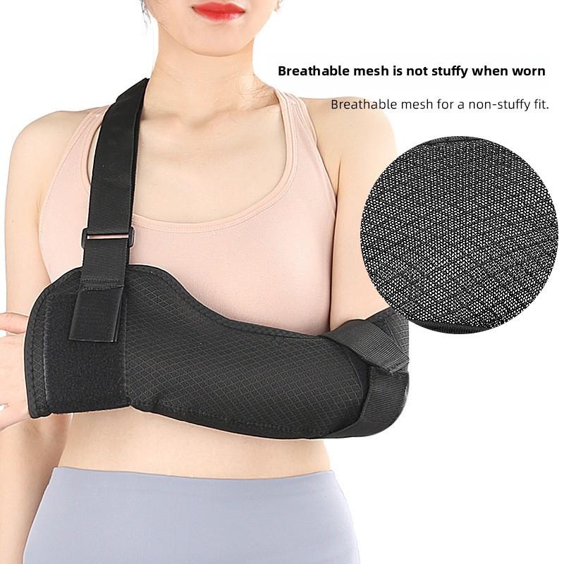 Adjustable Arm & Elbow Support Sling - Breathable Forearm Brace with Shoulder Strap for Wrist/Hand Injury Recovery