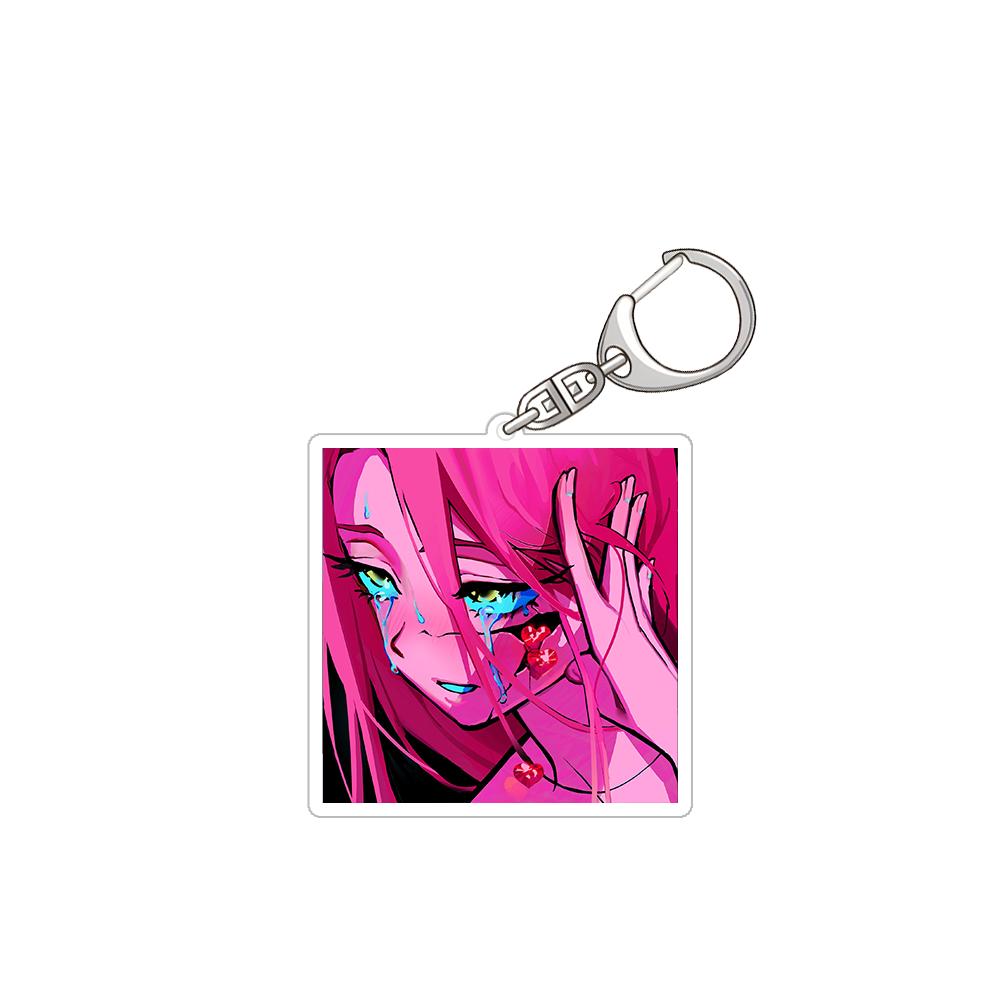 

ALIEN STAGE Sua Mizi Till Ivan Official square Acrylic Keychain Bag pendant anime goods Bag Charm Fans Charm Gifts holiday gift 6 cm