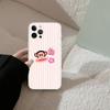 Fashion Logo P-Paul F-Frank For IPhone 17 16 15 14 13 12 Mini 11 Pro Max Transparent Case