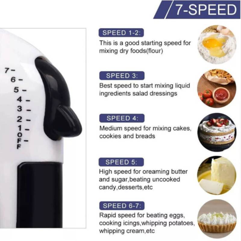 7-Gang Automatischer Elektrischer Standmixer Lebensmittelmixer Teigkneter Mit Rührschüssel Für Das Backen Zu Hause