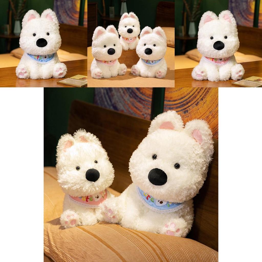 Sitting Charming High Plush Dog Doll Soft And Huggable Stuffed Animal Gift Birthdays For