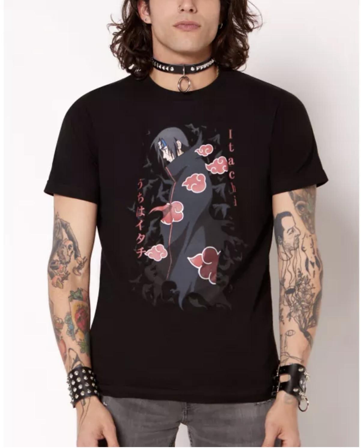 Anime Itachi Uchiha T-shirt Naruto Tee New XXXL