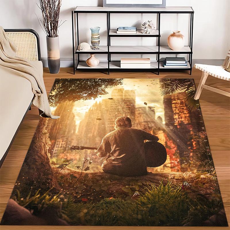 Joel Guitar Poster Carpet Home Decor Floor Mats Room Protective Pad Office Chair Cushion