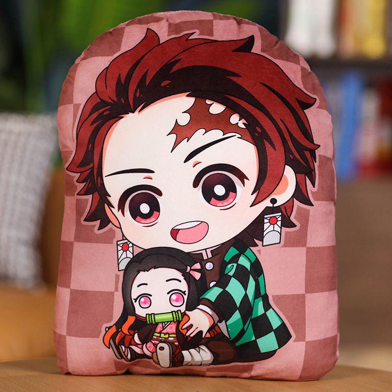 Anime Demon Slayer Kimetsu No Yaiba Plush Pillow Pendant Stuffed Toy Perfect For Collection And Decoration