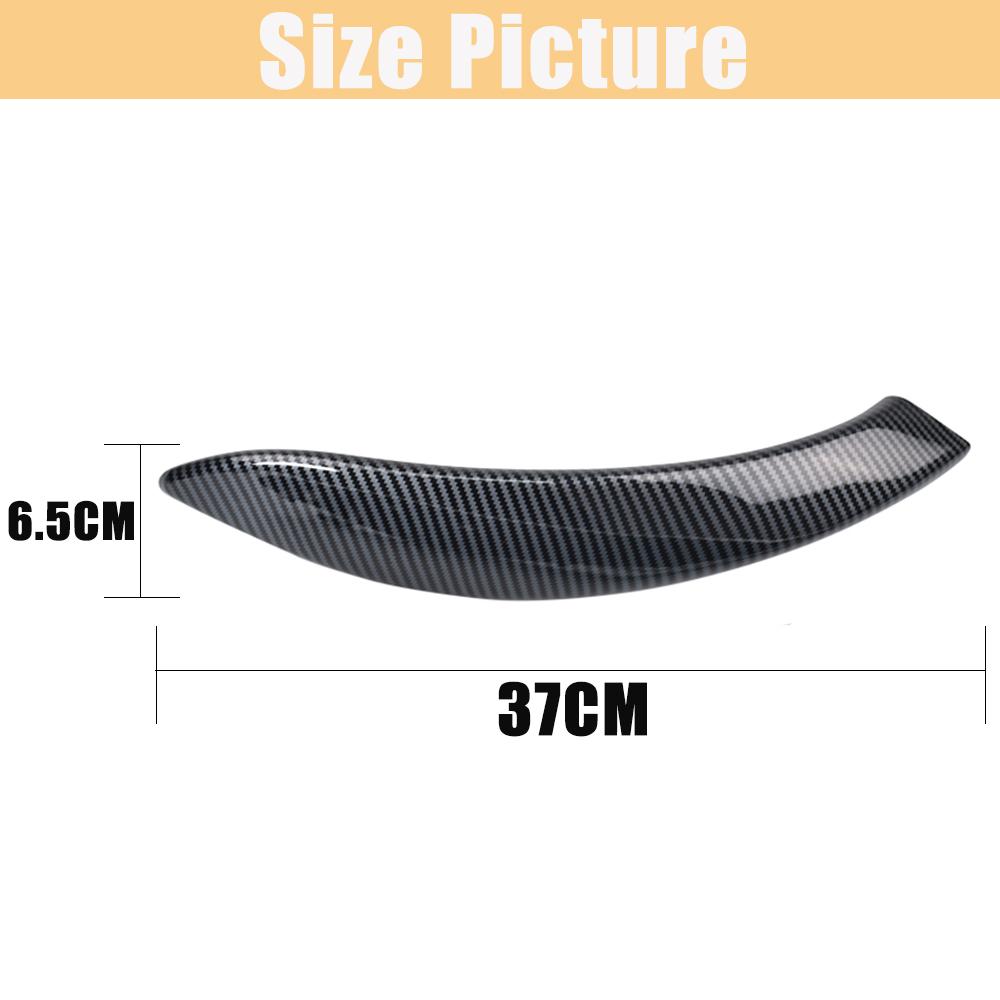 Carbon Fiber Interior Door Pull Handle with Handle Outer Cover Trim For BMW 3 4 Series M3 M4 F30 F34 F36 F32 F33 F80 F82 F83