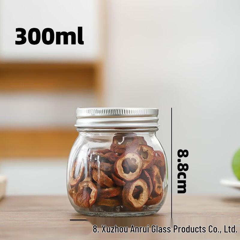 Versatile Sealed Glass Storage Jar