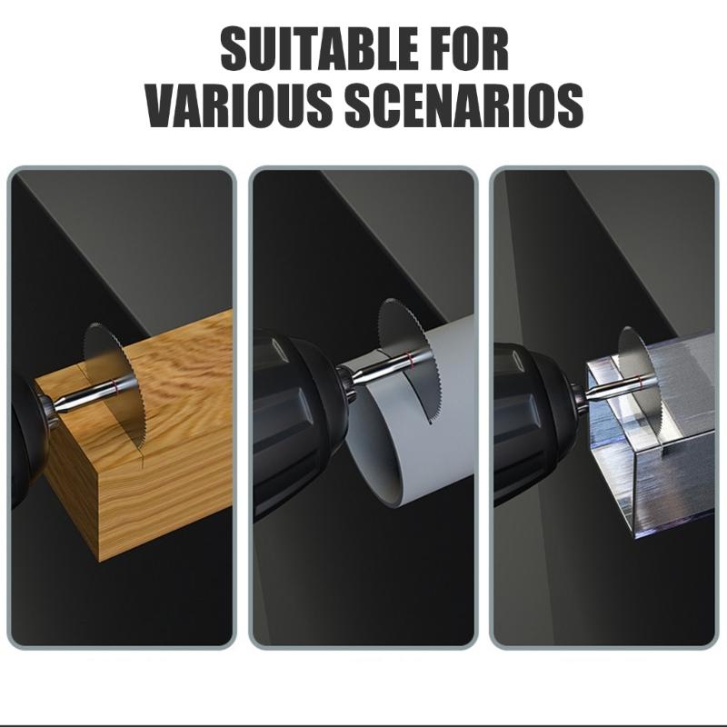 Miniature High Speed Steel Circular Handsaw Stainless Steel Electric Grinding Cutting Disc for DIYer Projects and Crafts