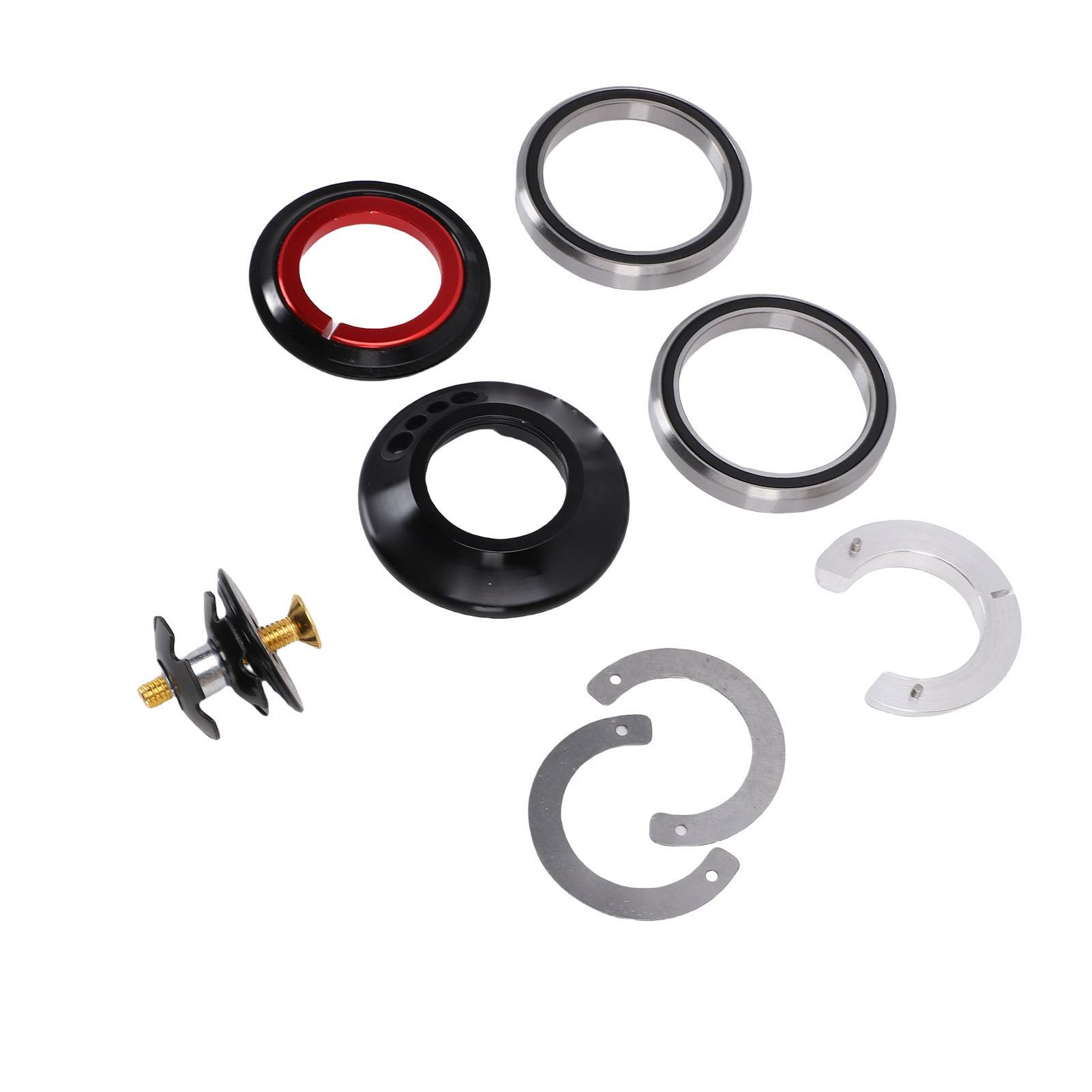 Igeteck Cable Routing Headset For Is52 Standard Frames, Integrated Design For 28.6Mm Upper, 40Mm Lower With Nut 6.5Mm And Cnc Machined Aluminum Alloy Materi