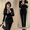 Damen Anzugjacke Frühling Herbst Professioneller Damen Blazer Mantel Vielseitig Elegant Damen Schlanke Oberbekleidung