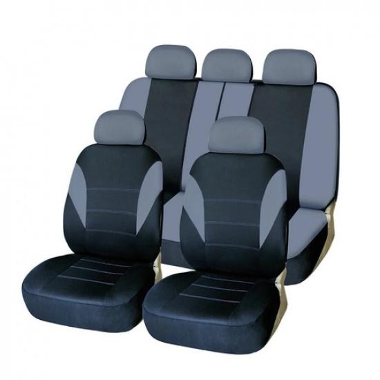 Universal Car Seat Covers Polyester Auto Seat Protector Front & Rear Seat Covers