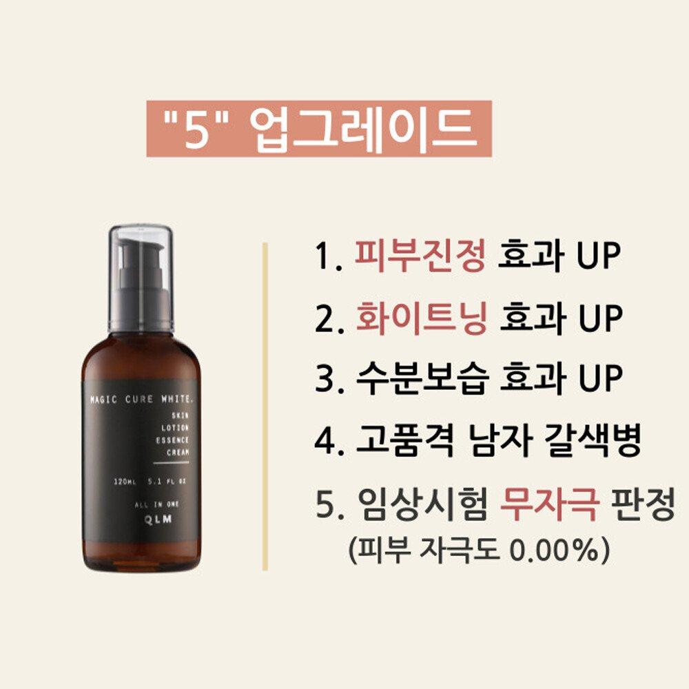 QLM M Herren Faltenverbesserung Aufhellende Funktionskosmetik (Ärger) 120 ml