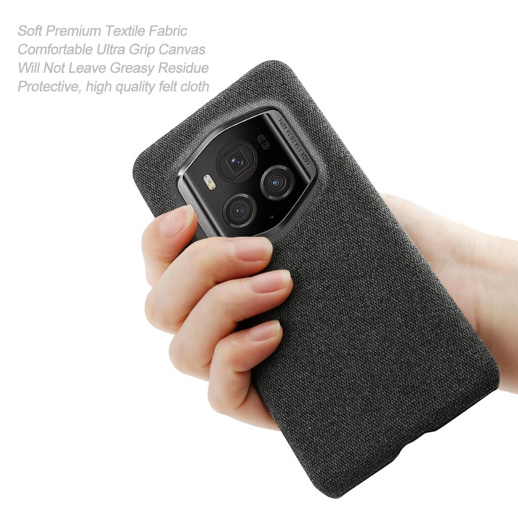 Para Honor Magic6 RSR Porsche Design 5G Capa de Telefone Tecido+PC Capa Traseira à Prova de Quedas