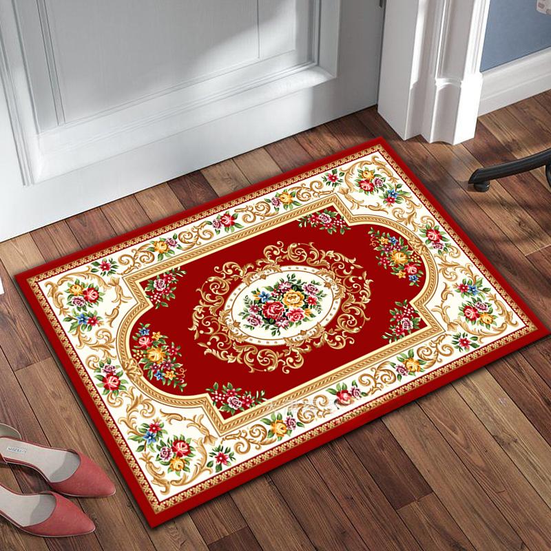 

1 шт., ретро-персидский ковер, ковер для гостиной в богемном стиле, ковер в этническом стиле, впитывающий воду, устойчивый к грязи 60*90cm красный