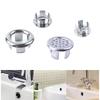 Sink Overflow Ring Drain Cover Replacement Bathroom Kitchen Sink Wash Basin Trim Overflow Cover Hole Insert Round Caps