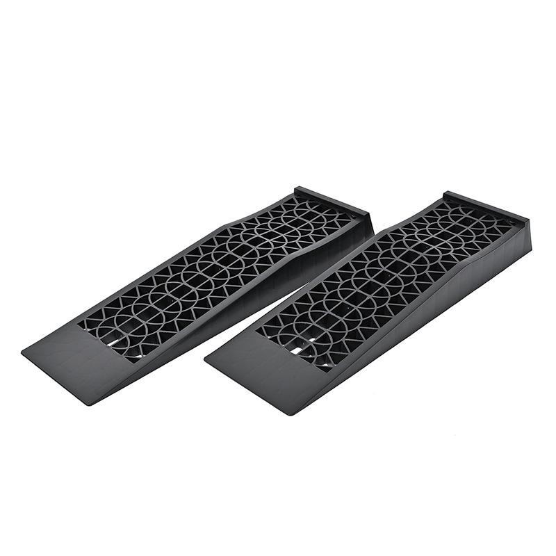 Portable Anti-Slip Rubber Ramp for Vehicle Lift & Oil Changes