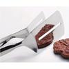 Stainless Steel Frying Shovel Clip Multifunctional Steak BBQ Tongs Frying Fish Spatula Clip Household Kitchen Tool Bread Clip
