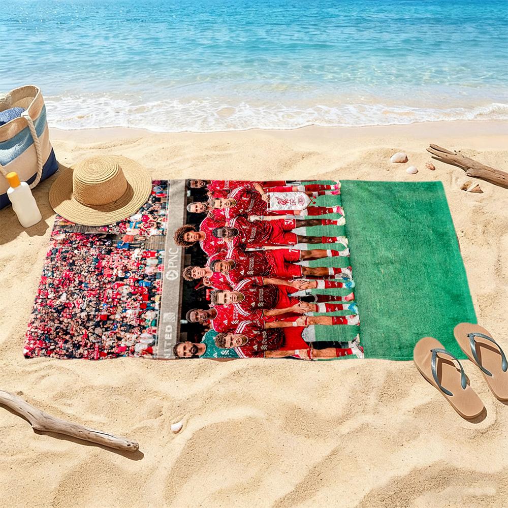 Liverpool Football Club Beach Towel High Absorbency Quickdry Comfortable Lightweight Suitable For Swimming Gym Camping Yoga Vacation