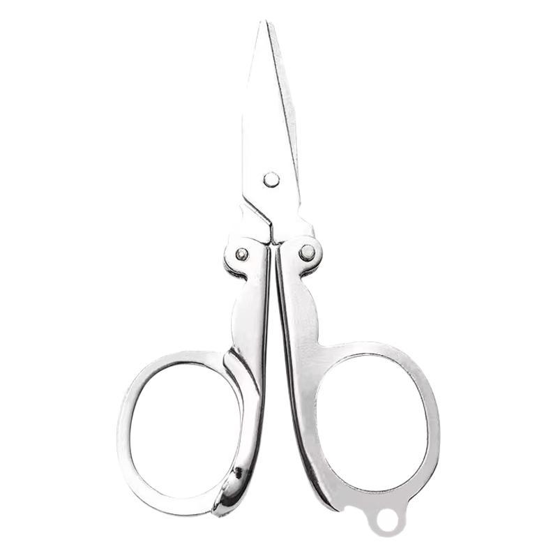 

Складные ножницы Дорожные маленькие ножницы Ножницы для ногтей Рыболовные ножницы Ножницы для лески Мини Будут носить складные ножницы 1PC серебряный