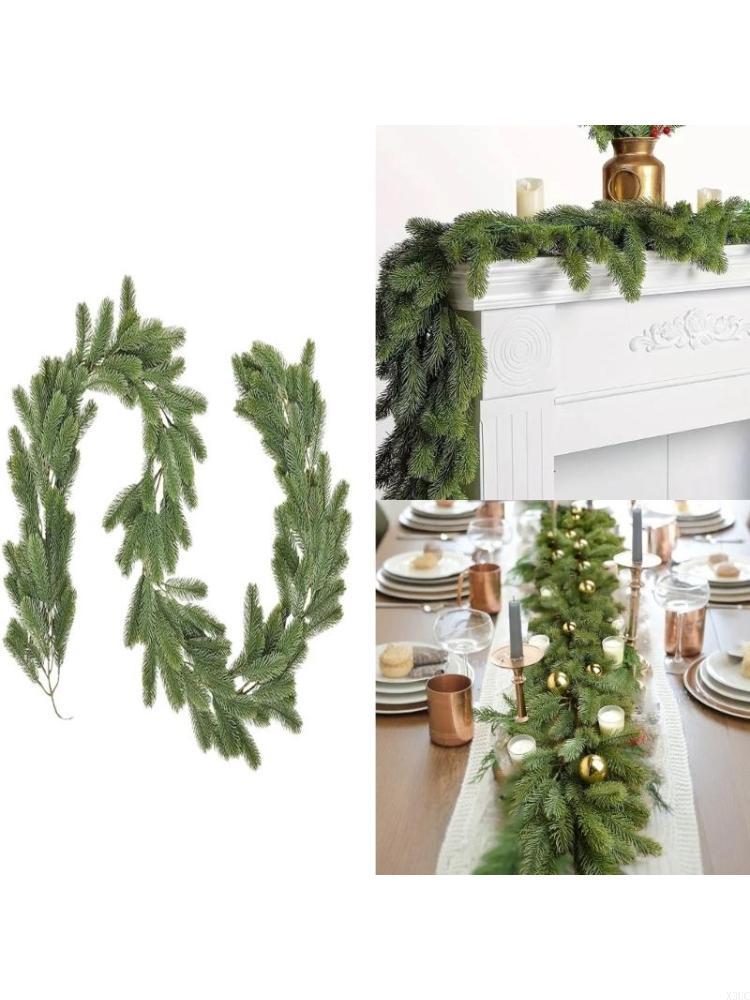 

Christmas Vine 6feet Artificial Vine Hanging Plant Ornament for Mantel Indoor and Outdoor Christmas Home Decoration X3UC CN
