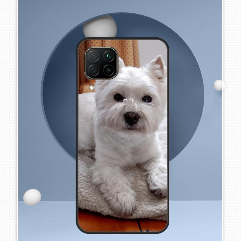 Westie Dog For Huawei Nova 12s 12i 11i 8i Y91 Y60 Y70 Y72 Y90 Y61 9 10 SE P20 P40 Lite P30 P60 Pro Case