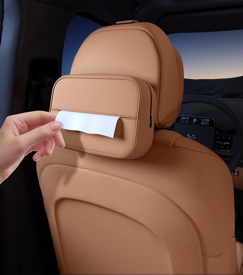 Compatible with Leapmotor C11: Seat Hanging Tissue Box for Center Console - Car Interior Decoration