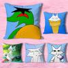 H-House Of Puso B-Bayani Cartoon Pillow Cover, 4K HD Printed Cushion Cover case with Various Exquisite Patterns