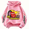 Felpa con Cappuccio per Bambini Stampa Fulmine McQueen Auto Ragazzo Ragazza Autunno Inverno Quotidiano Esterno Vacanza Casual Calda Abbigliamento Sportivo