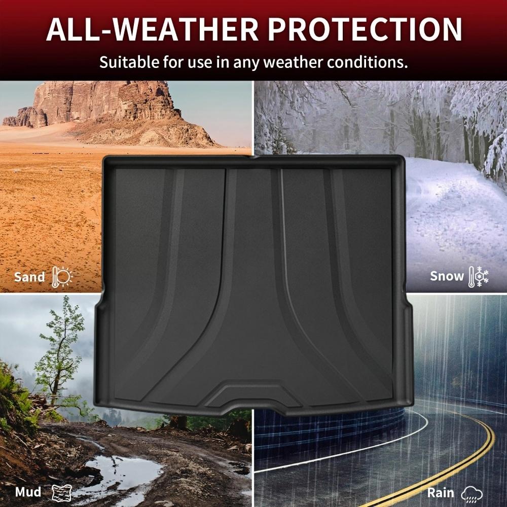 For BMW U11 X1 ix1 2025-2025 Floor Mat TPE Trunk Mat Luggage Mat Waterproof Non-Slip Carpet Left Hand Drive