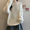 Sweater for Women Autumn Winter Thickened Warm Knitted Stretchy Long Sleeve Tops