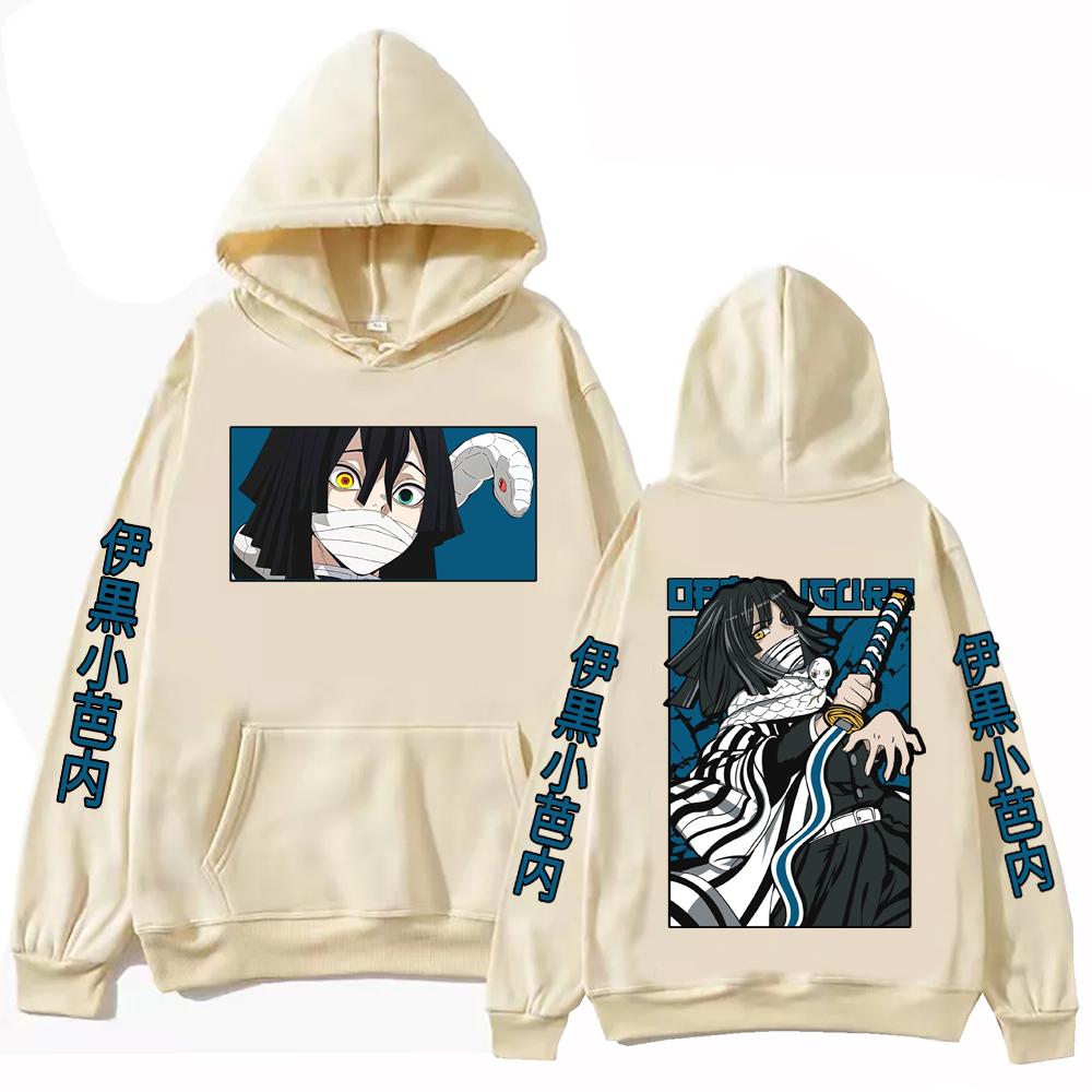 

Аниме Клинок, рассекающий демонов Игуро Обанай Графическое Худи с капюшоном Мужское Женское Распространенные Толстовки Повседневный Свободный Пуловер Харадзюку Мужская Манга Толстовка 4XL хаки