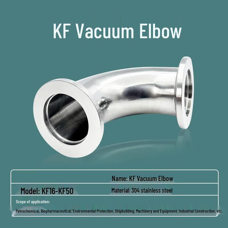 304 Stainless Steel KF16 Vacuum Elbow