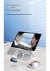 Adjustable Aluminum Tablet & Phone Stand: Foldable, Telescopic, Rotating, Portable.