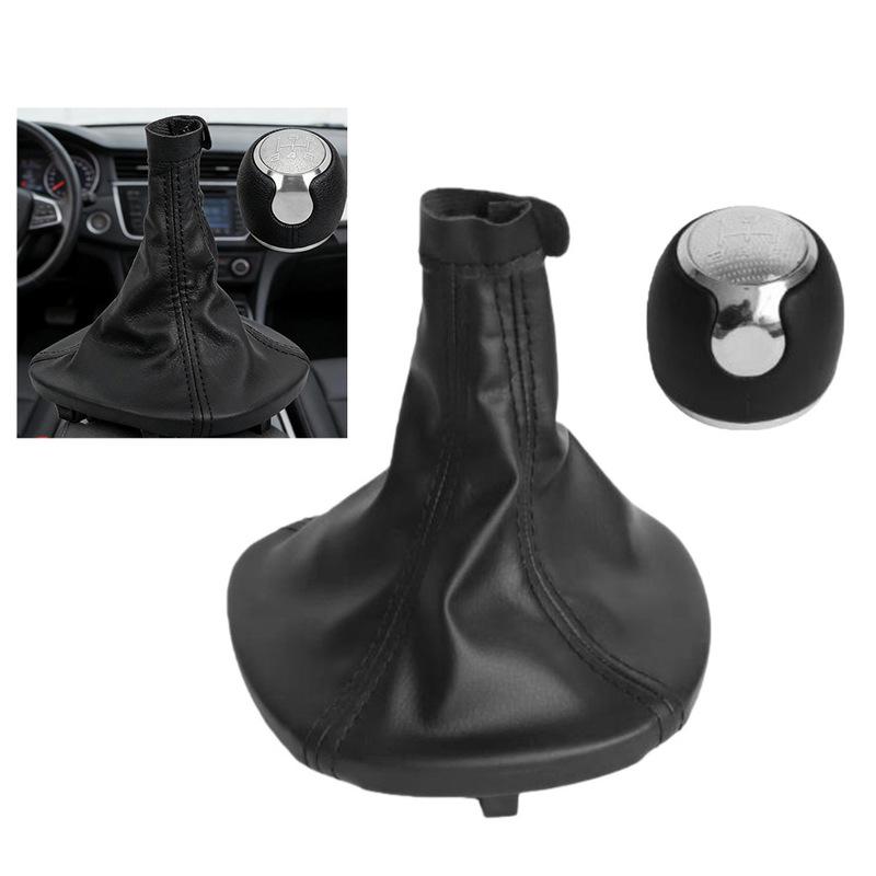 5 Speed Gear Shift Knob Gear Shifter Dust Cover For Alfa For Romeo For Mito 08-13, 55344848 156088073 Interior Accessories