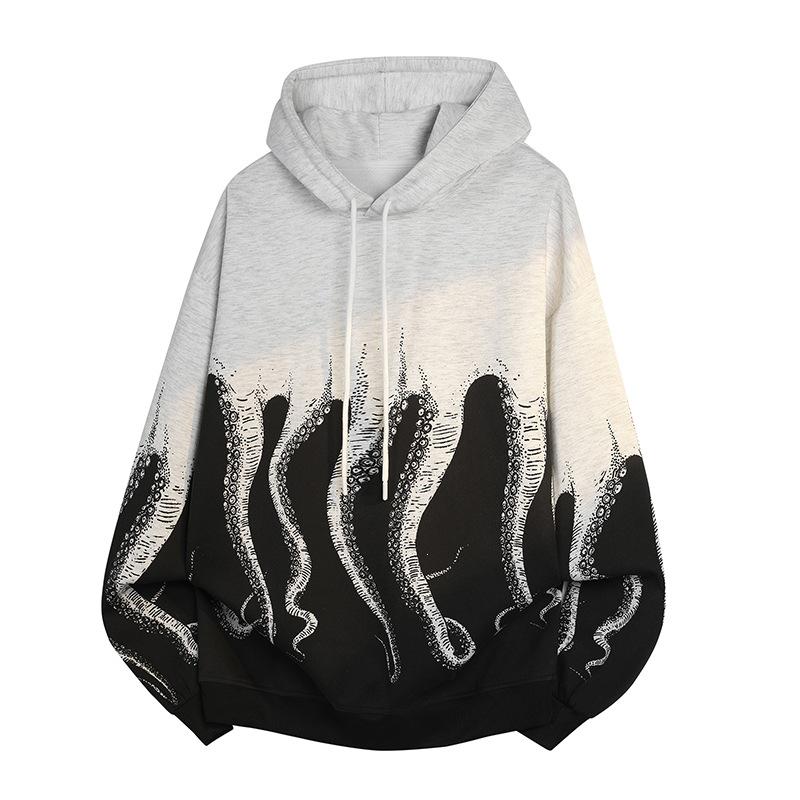 Men's Trendy Korean Style Autumn Hoodie: Casual, Versatile, Loose Fit, Long Sleeve for Students & Teens