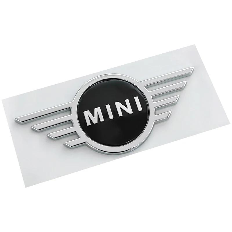 BFA1 ABS Car Front Sticker Logo Rear Emblem Badge for Mini Cooper JCW F55 F56 F60 Countryman Clubman Auto Accessories 14.3CM/11.3CM