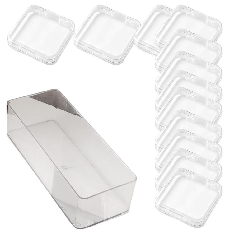 Portable Bracelet Storage Container Clear Acrylic Bracelet Container Dustproof Display Box for Jewelry Enthusiasts