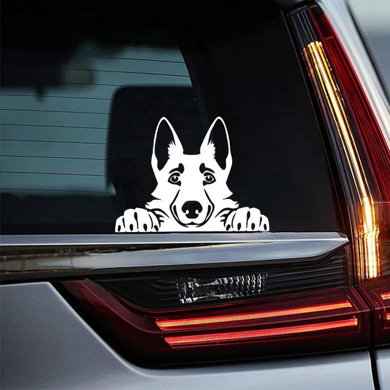 Automobiles Parts Car Stickers Dog Pet Stickers, Car Doors Body Bumpers, Decorative Car Windows Stickers Exterior Accessories