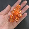 Mini Set de Dés Transparent Clair 12 mm - 16 Couleurs Petite Taille Pour Jeux de Société et JDR