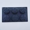 6 Cavities Mousse Mold Flower Shaped Silicone Cake Molds Baking Pan Chocolate Bread Molds Dessert Jelly Decorating Tools