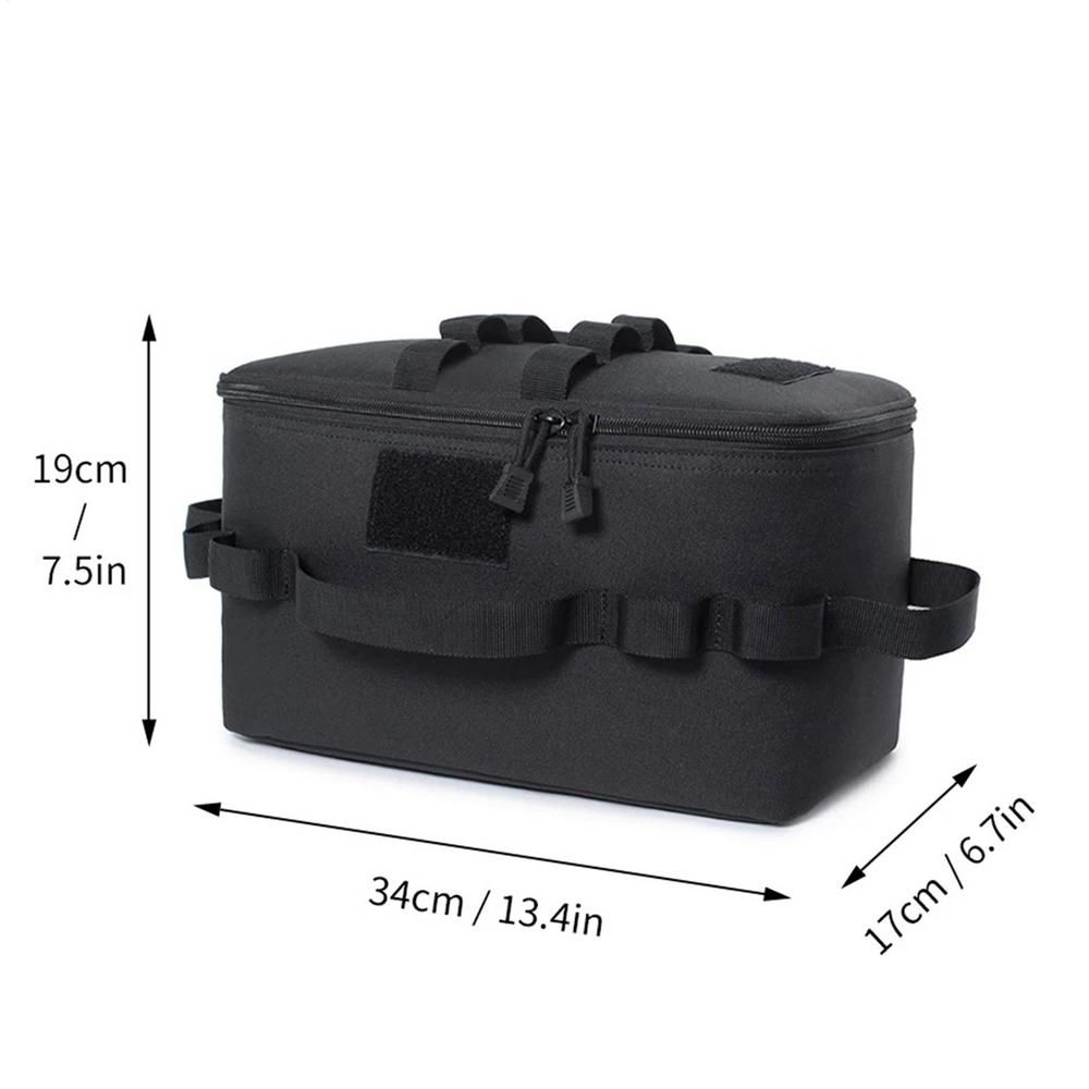 Camping-Aufbewahrungstasche Topf-Tragetasche Wasserabweisend Faltbar Outdoor Camping Aufbewahrung Kocher Kanister Topf Kochgeschirr Besteck Organizer