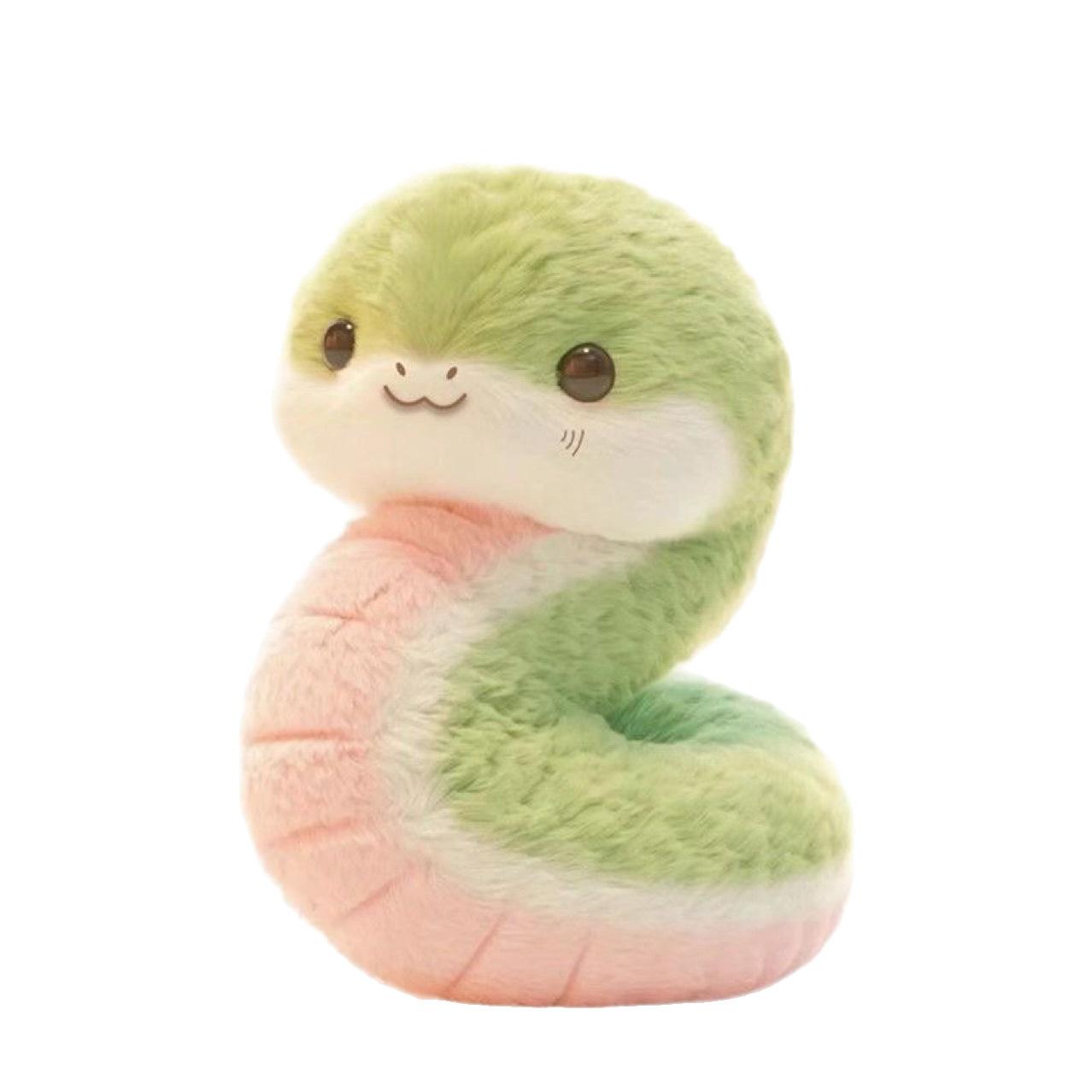 

New Cute Little Snake Plush Toy Comfort Doll Snake Rag Doll Children s Birthday Gift for Girlfriend 25 Cm 20cm