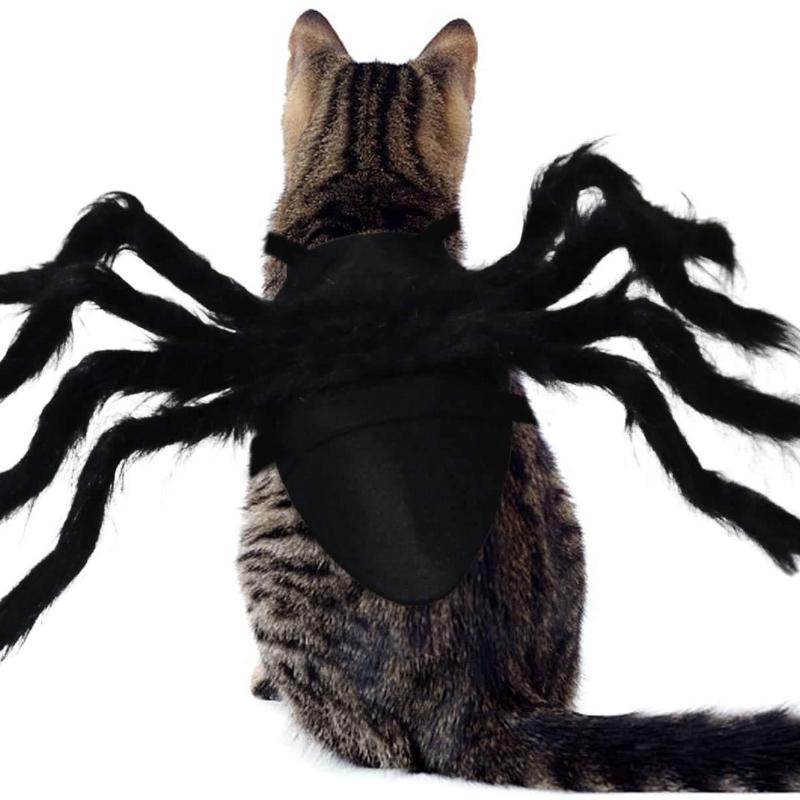 Pet Dog And Cat Costume Halloween Spider Transformation Outfit Pet Costume Pet Cat Dog Funny Cosplay Dress Up Clothes Costume