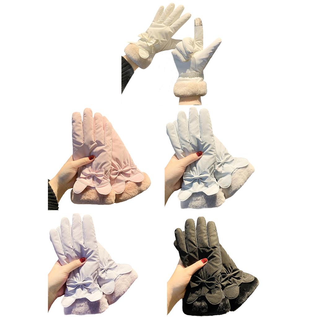 Windproof Warm Mittens for Skiing Snowboarding Shoveling Cycling Hiking Winter Gloves Thermal Touchscreens Ski Gloves