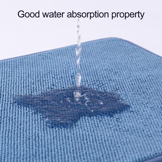 Yousheng Microfiber Drying Mat Super Absorbent Quick-Dry Dish Drying Pad for Kitchen Countertop Heat Resistant Dining Table Mat for Pots Pans Cups