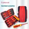 13-Piece Insulated Electrician Screwdriver Set - Phillips & Slotted, High Voltage Resistant S2.