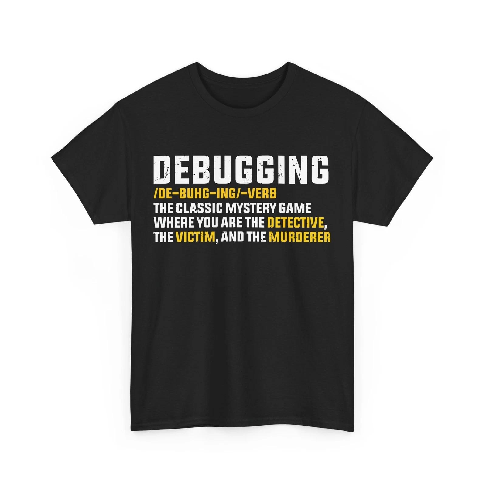 Programming Shirt, Debugging Definition Programmer Coding Lovers Shirt M