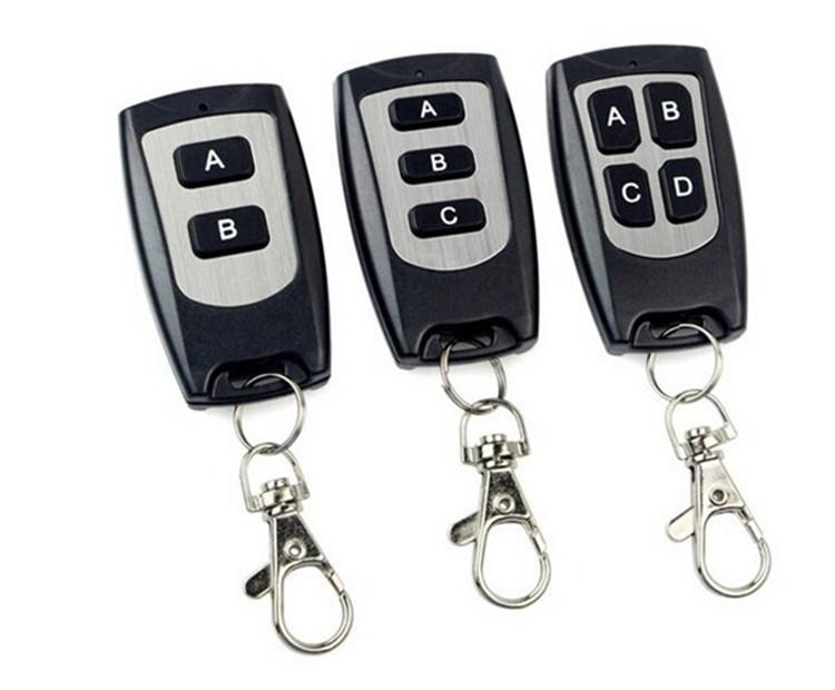 AC220V Remote Control Switch + Waterproof 2-Button Remote for Household Lighting On/Off