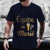 Evg Team Groom Man T Shirt French Wedding Party Tees Future Groom Squad Beer Graphic Y2k Tops Boyfriend Bachelor Party Tshirt