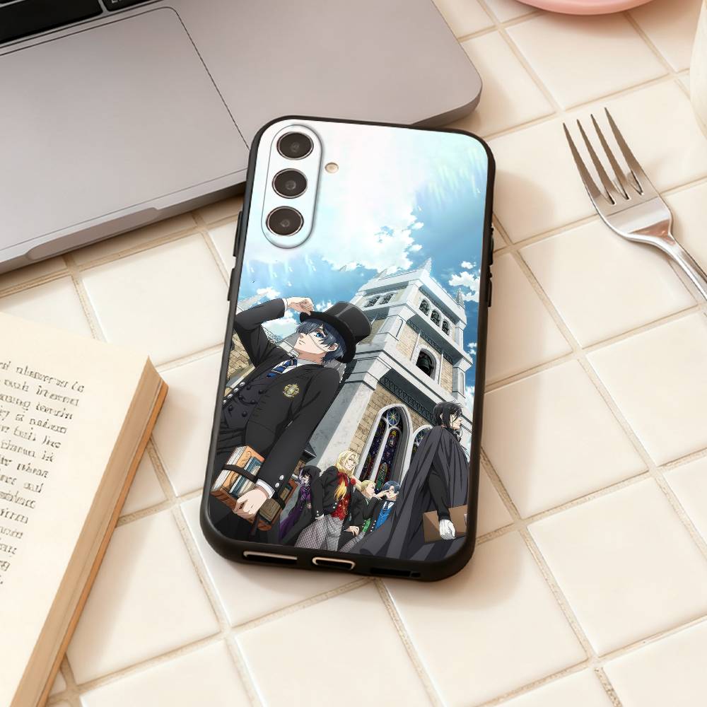

Чехол для телефона с аниме Черный дворецкий для Samsung Galaxy A73, A72, A71, A70, A53, A52, A51, Другие Мягкий черный корпус Samsung a13 5g