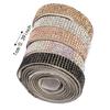 5pcs 1cm Width Self Adhesive Rhinestone Strips 5 Yards Total Crystal Ribbon Sticker  For Crafts